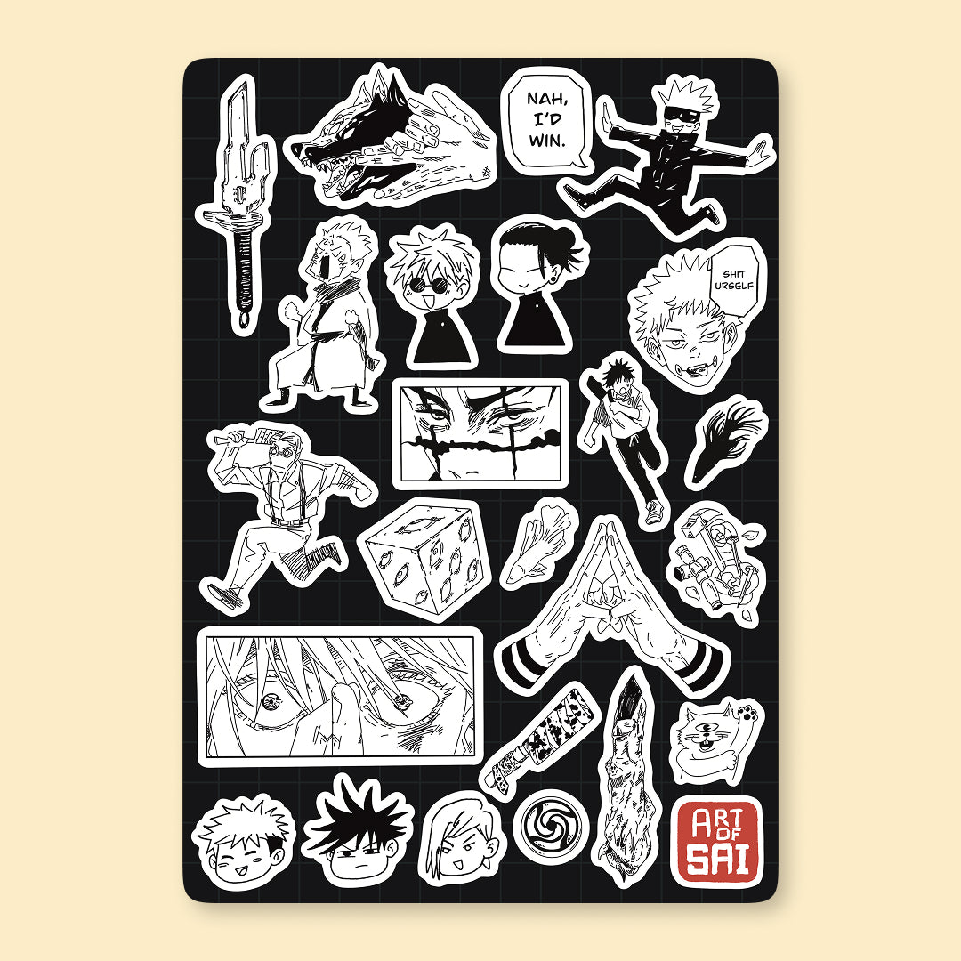 JJK Sticker Sheet