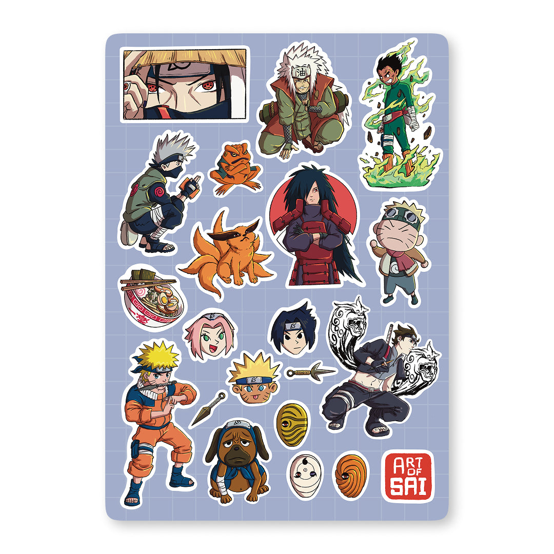 Naruto Sticker Sheet