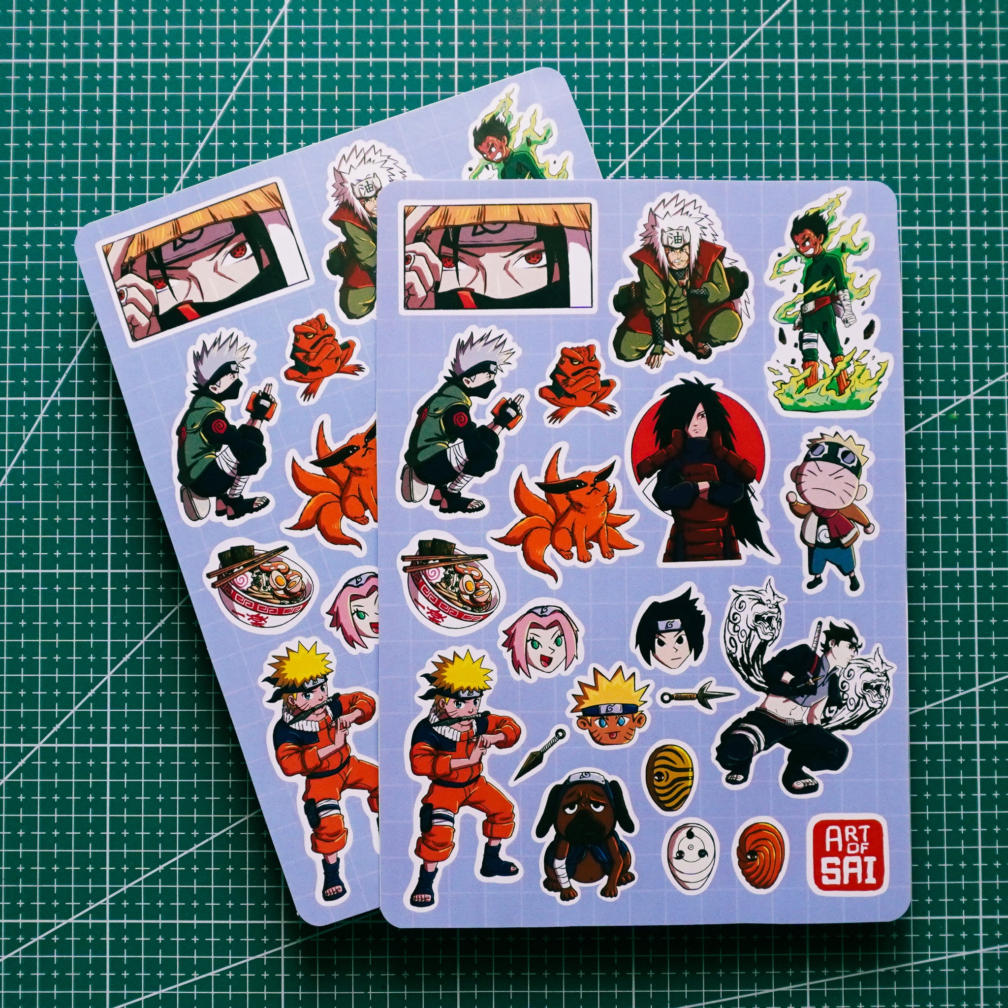 Naruto Sticker Sheet