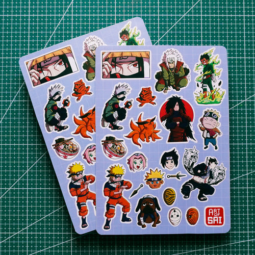 Naruto Sticker Sheet