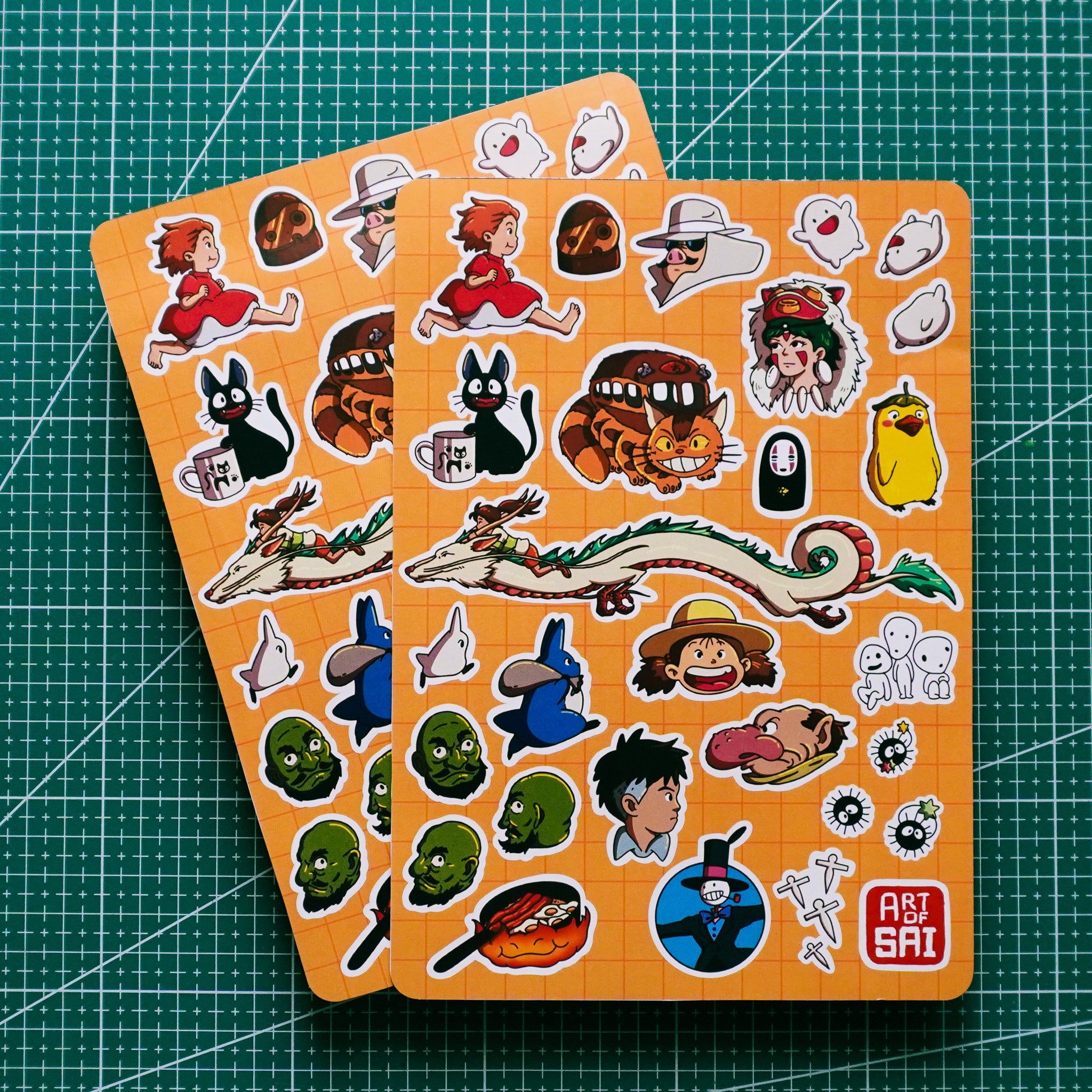 Studio Ghibli Sticker Sheet